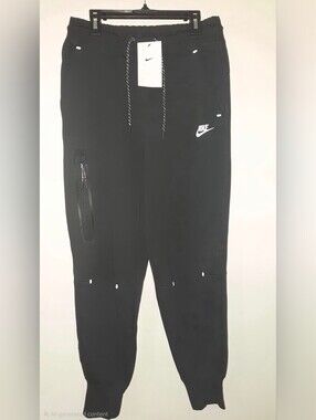 Nike Tech Fleece High-Rise Jogger Pant ~ Black DV6736-010 | Women’s: S *NWT